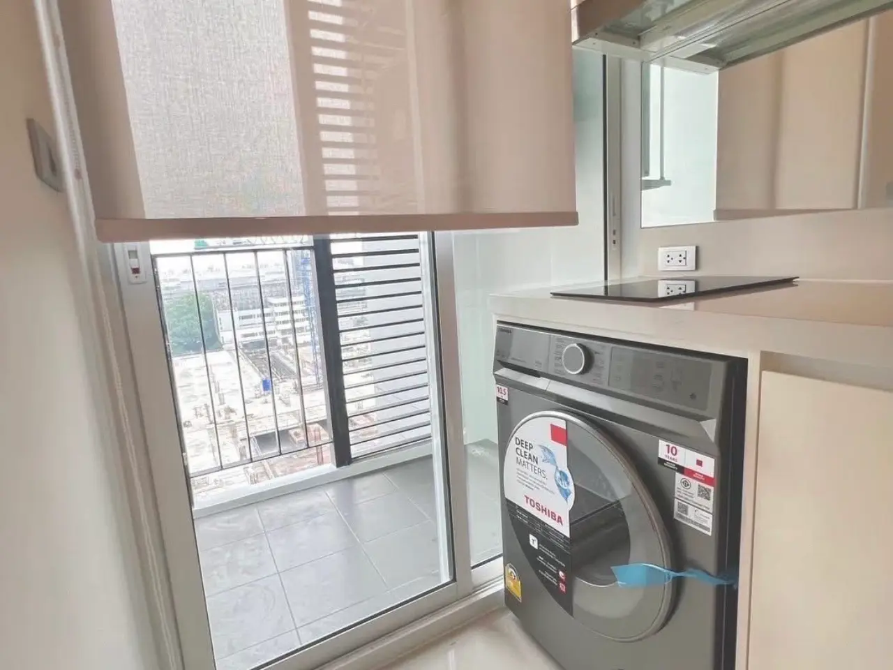 ปล่อยเช่า The Sky Sukhumvit103 ตึกC ชั้น9 ขนาด35 ตร.ม. - ห้องครัว+ระเบียง