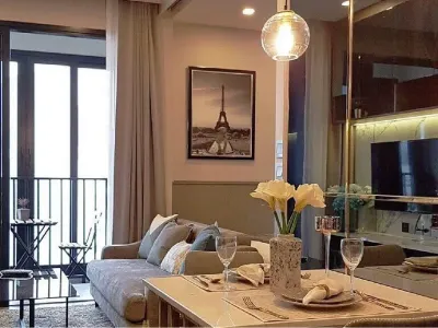 ห้องรับแขก - Ashton Asoke ชั้น29 ขนาด36 ตร.ม. ตกแต่งพร้อมเข้าอยู่