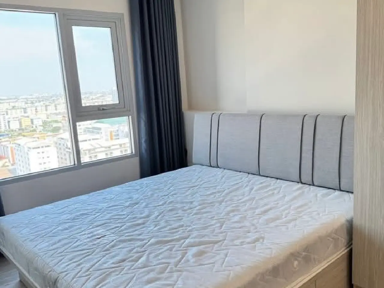 Niche Mono Ramkhamhaeng ตึกA ชั้น15 ขนาด32.06 ตร.ม. วิวดี - ห้องนอน