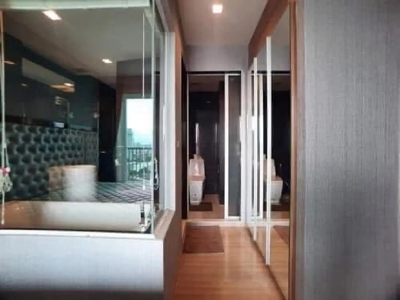 ปล่อยเช่า Rhythm Sathorn ชั้น22 ขนาด45.52 ตร.ม. ห้องวิวแม่น้ำเจ้าพระยา - ห้องนอน