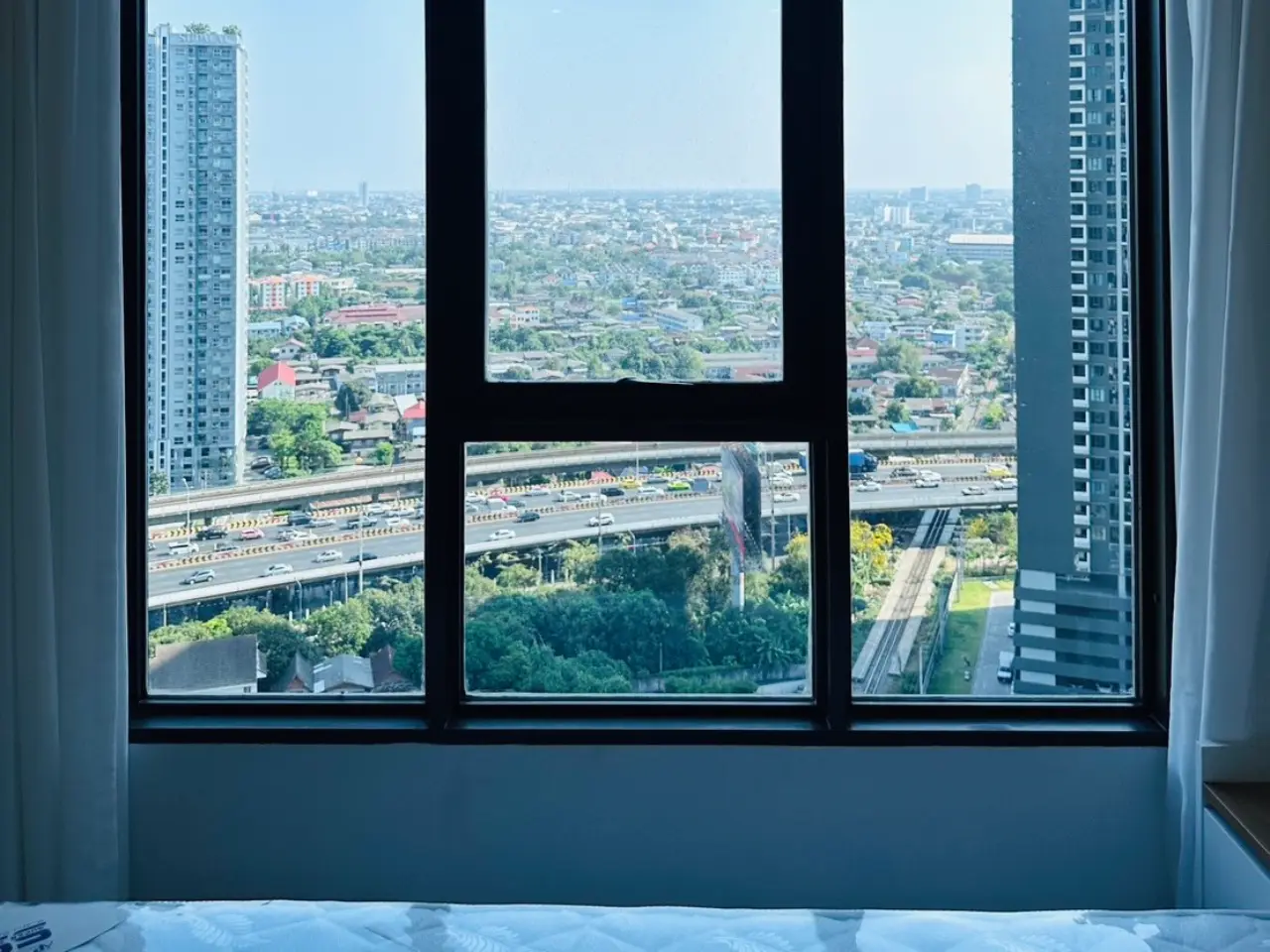 ปล่อยเช่า Regent Home วุฒากาศ ตึกB ชั้น22 ขนาด26 ตร.ม. พร้อมเข้าอยู่ - วิวห้องนอน