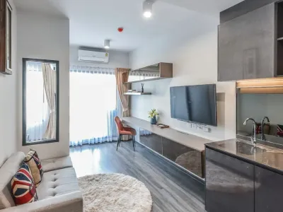 ห้องรับแขก - Ideo Chula-Samyan ตึกB ชั้น6 ขนาด35 ตร.ม. ห้องสวยเฟอร์ครบ