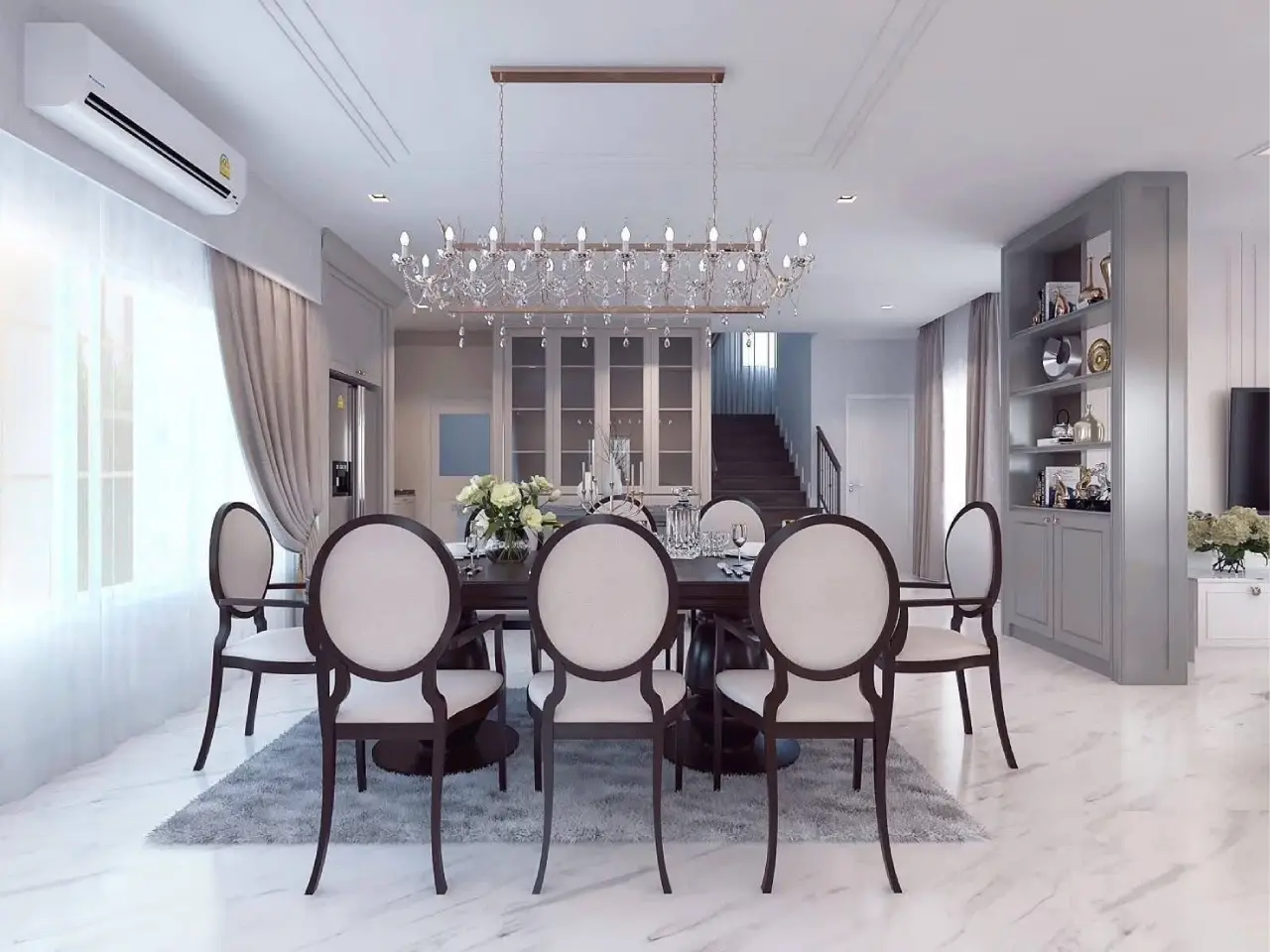 ปล่อยเช่า Nantawan Ramintra-Paholyothin50 ขนาด70.5 ตร.ว. ที่จอดรถ2 คัน - โต๊ะกินข้าว