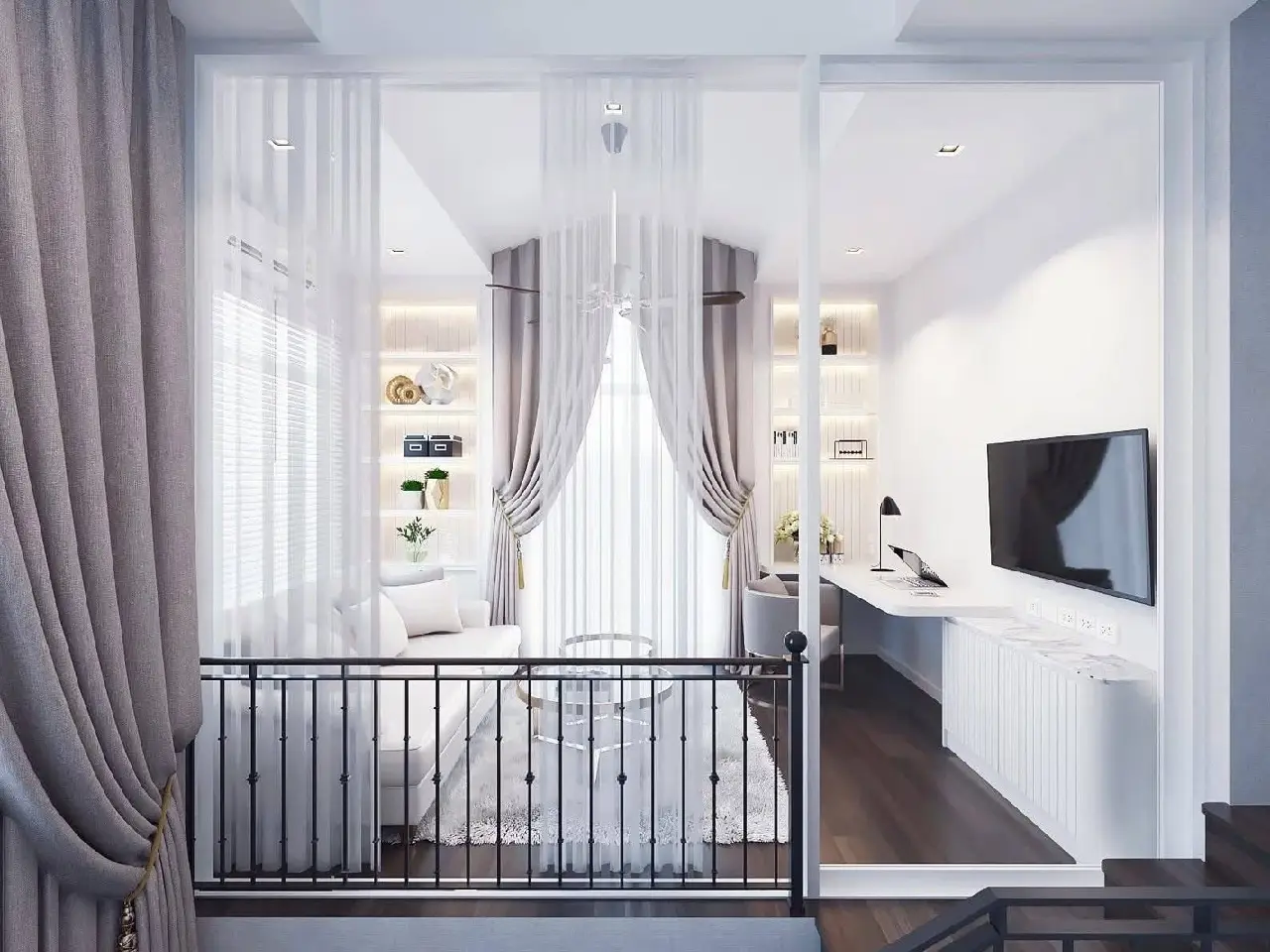 ปล่อยเช่า Nantawan Ramintra-Paholyothin50 ขนาด70.5 ตร.ว. ที่จอดรถ2 คัน - ห้องเอนกประสงค์