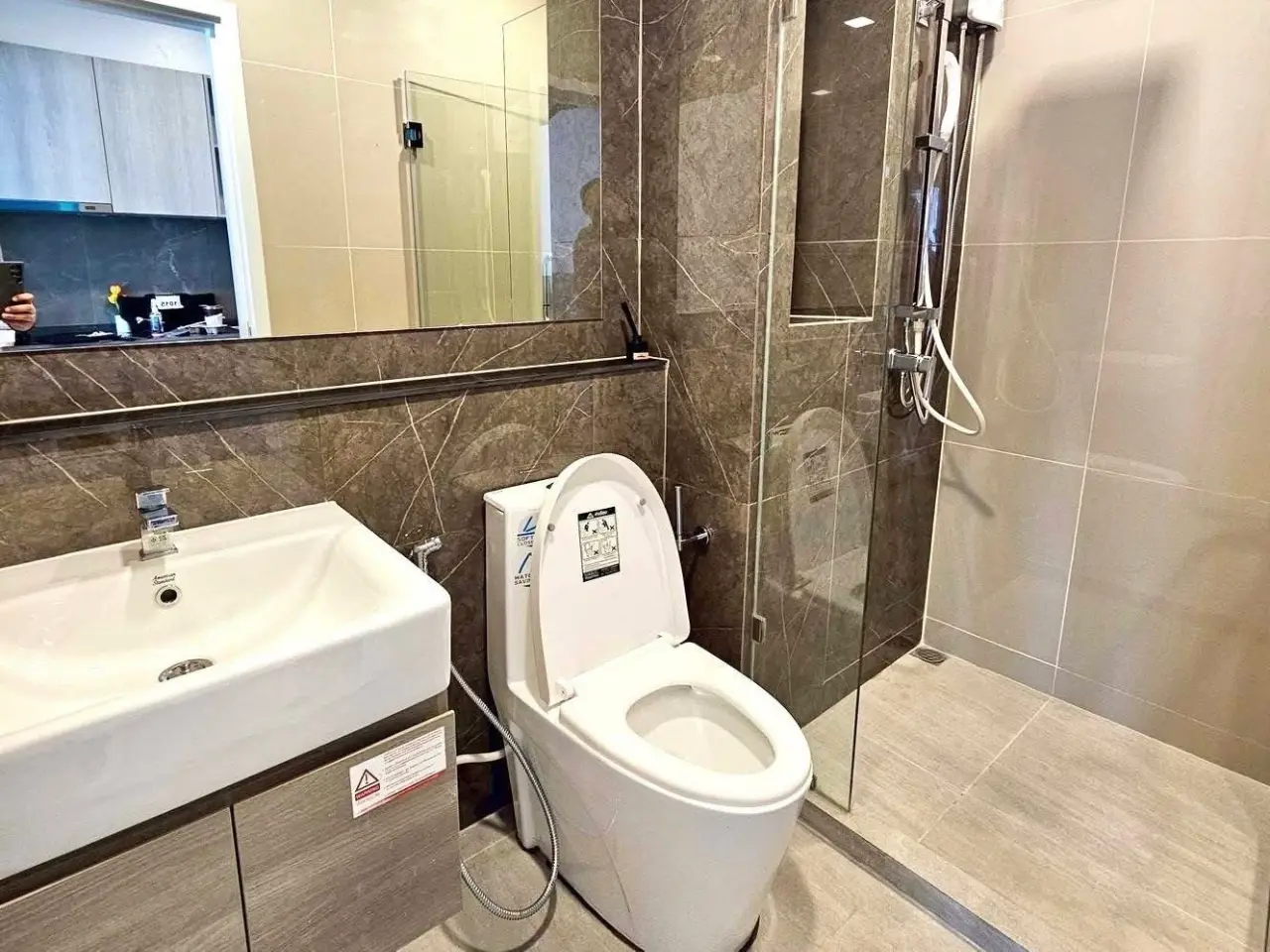 ปล่อยเช่า The Tree พัฒนาการ – เอกมัย ชั้น10 ขนาด26 ตร.ม. ห้องใหม่ - ห้องน้ำ