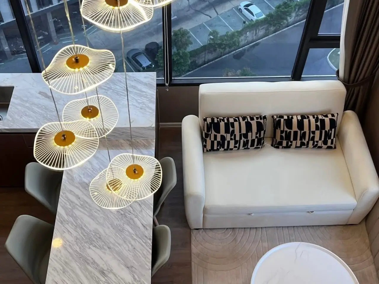 ปล่อยเช่า Landmark @MRTA Station ตึกB ชั้น8 ขนาด63 ตร.ม. ห้องตกแต่งสวย - โต๊ะกินข้าว+ห้องรับแขก