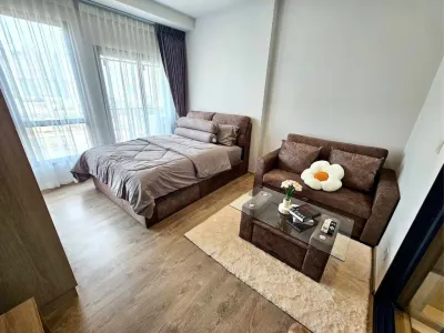 ห้องนอน - The Tree พัฒนาการ – เอกมัย ชั้น10 ขนาด26 ตร.ม. ห้องใหม่