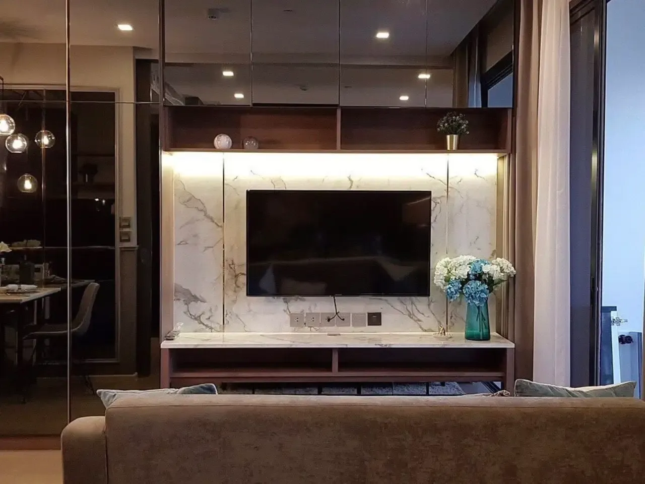 เช่าคอนโด ห้องรับแขก @วัฒนา กรุงเทพ