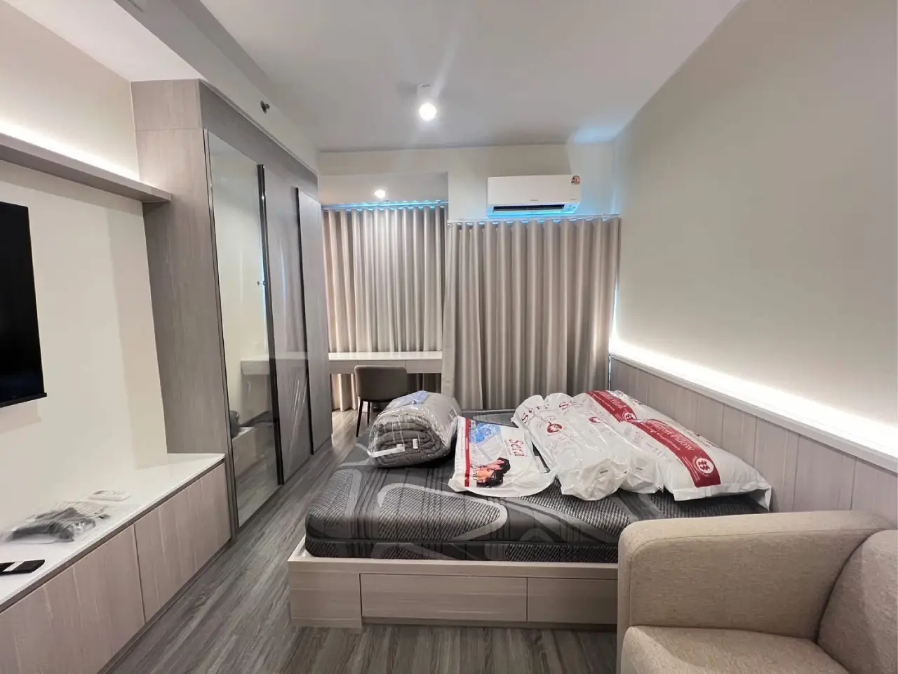 Ideo Ramkhamhaeng -Lam Sali Station ชั้น8 ขนาด24 ตร.ม. - ห้องนอน