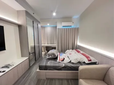 ห้องนอน - Ideo Ramkhamhaeng -Lam Sali Station ชั้น8 ขนาด24 ตร.ม.